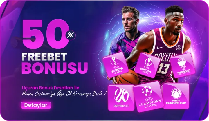 Avrupa Ligleri Özel %50 Freebet