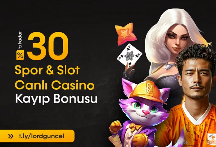 Anında %30 Kayıp Bonusu (spor ve Casino)