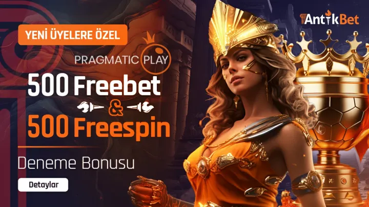 Yeni Üye 500 Freebet Veya 500 Freespin Deneme Promosyonu