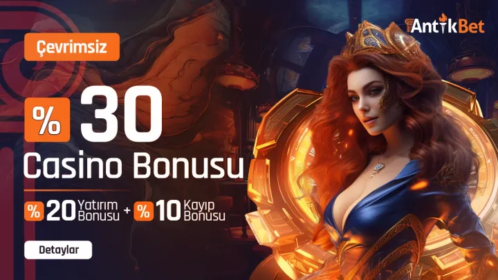 %30 Casino Yatırım Bonusu