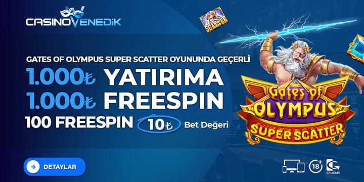 1000 TL Gate of Olympus Super Scatter Freespin