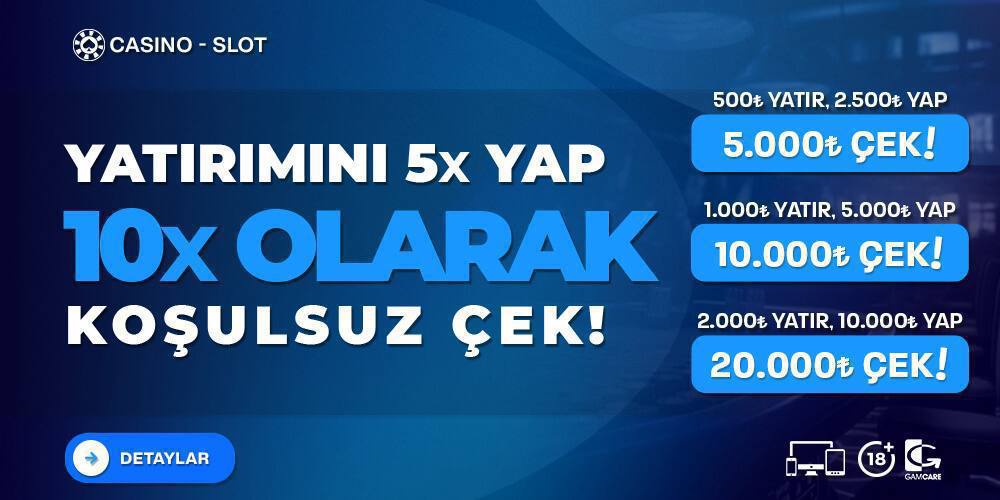 Yatırımını 5x Yap! 10x Çek!