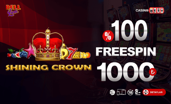 Shining Crown Bell Link %100 1000 TL Free Spin