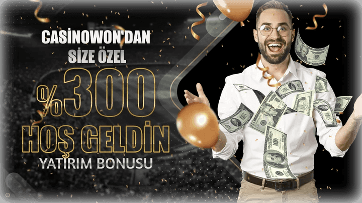 Casinowon'dan Size Özel %300 Hoş Geldin Yatırım Bonusu!